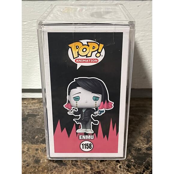 Funko Pop Enmu #1158 Demon Slayer Comic Con Signed Auto  Funko Pop Enmu #1158 Demon Slayer Comic Con Signed Auto Landon McDonald PSA